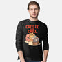 Catflix And Chill-Mens-Long Sleeved-Tee-Tri haryadi