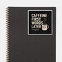 Caffeine First Words Later-None-Glossy-Sticker-Popnotic