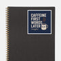 Caffeine First Words Later-None-Glossy-Sticker-Popnotic