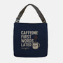 Caffeine First Words Later-None-Adjustable Tote-Bag-Popnotic