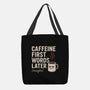 Caffeine First Words Later-None-Basic Tote-Bag-Popnotic