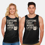 Caffeine First Words Later-Unisex-Basic-Tank-Popnotic