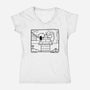 Snoobbie Goods-Womens-V-Neck-Tee-estudiofitas
