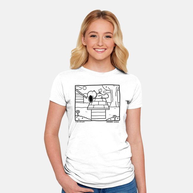 Snoobbie Goods-Womens-Fitted-Tee-estudiofitas