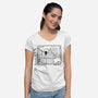 Snoobbie Goods-Womens-V-Neck-Tee-estudiofitas