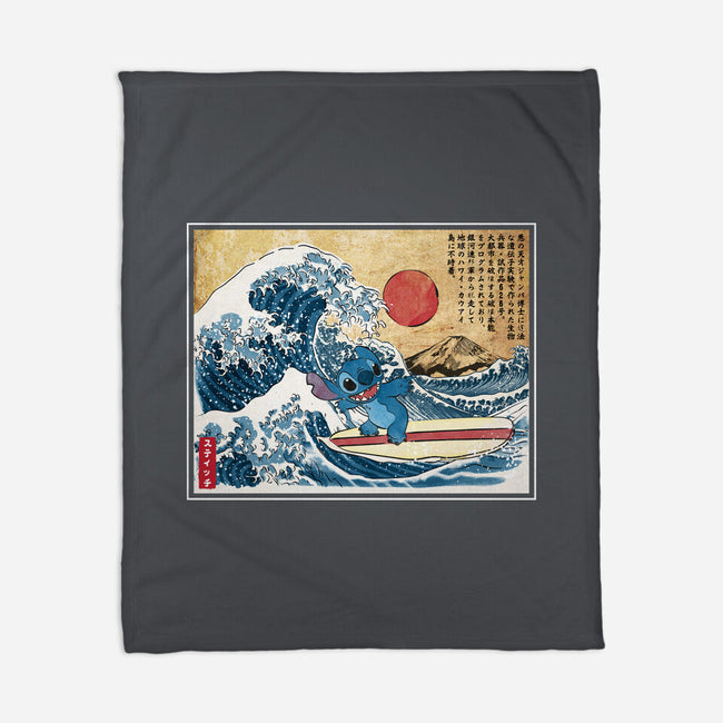 Ohana In Japan-None-Fleece-Blanket-DrMonekers