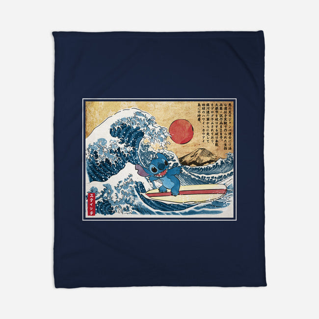Ohana In Japan-None-Fleece-Blanket-DrMonekers