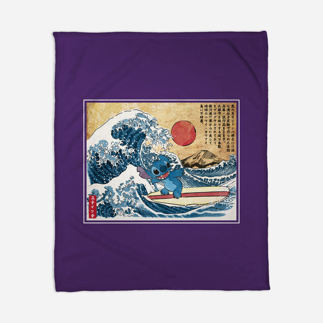 Ohana In Japan-None-Fleece-Blanket-DrMonekers