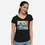 Ohana In Japan-Womens-V-Neck-Tee-DrMonekers