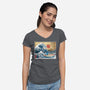 Ohana In Japan-Womens-V-Neck-Tee-DrMonekers