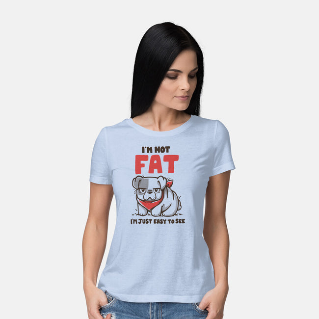 I'm Just Easy To See-Womens-Basic-Tee-Vallina84