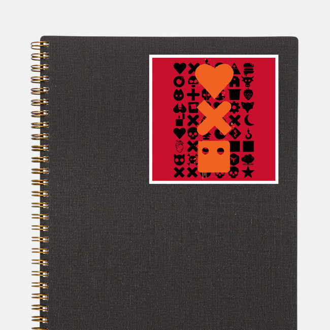 LD And Robots-None-Glossy-Sticker-DrMonekers