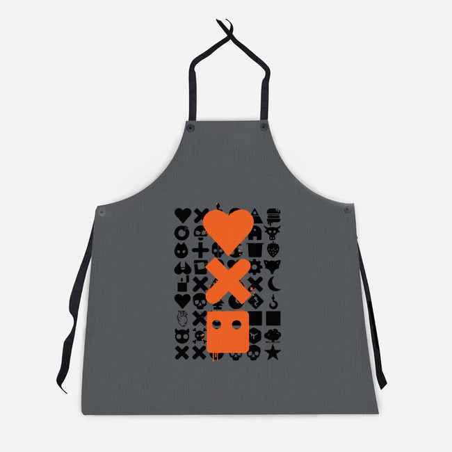 LD And Robots-Unisex-Kitchen-Apron-DrMonekers