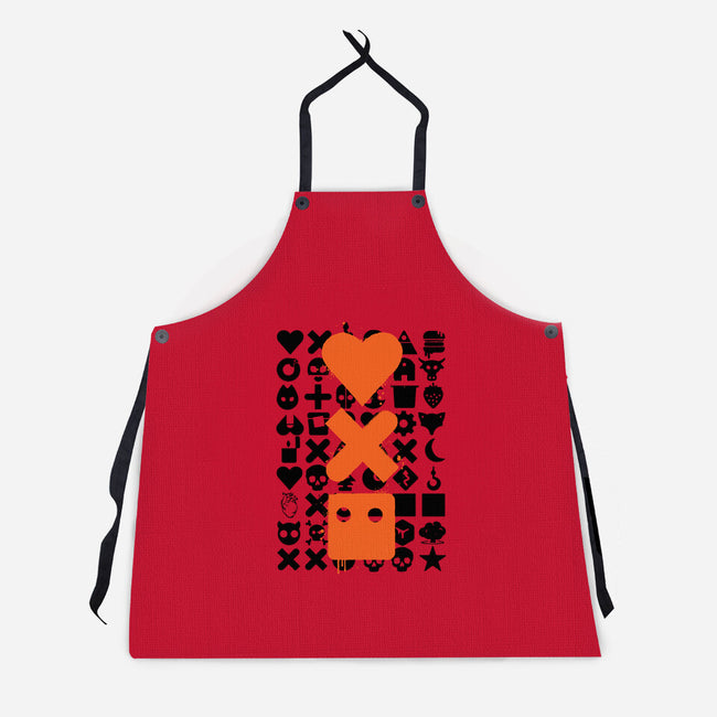 LD And Robots-Unisex-Kitchen-Apron-DrMonekers