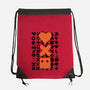 LD And Robots-None-Drawstring-Bag-DrMonekers