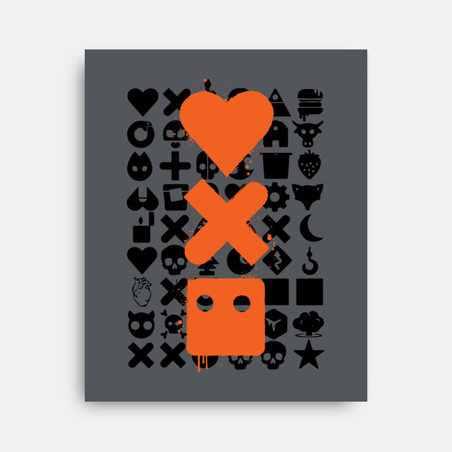 LD And Robots-None-Stretched-Canvas-DrMonekers
