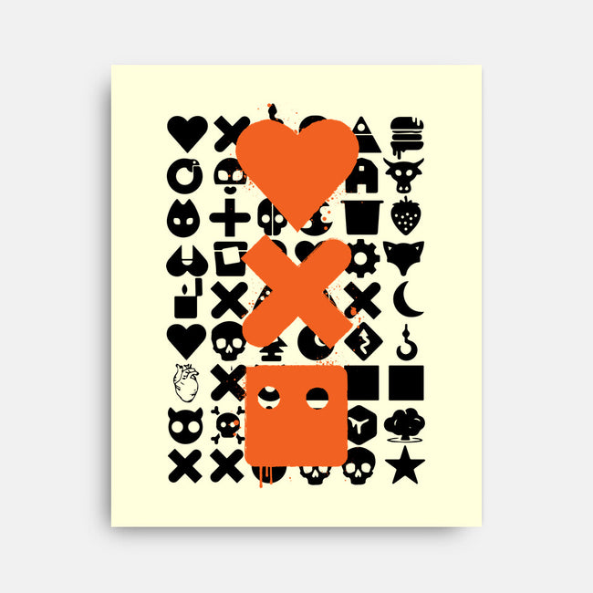 LD And Robots-None-Stretched-Canvas-DrMonekers