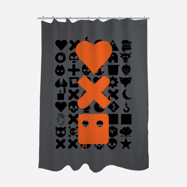 LD And Robots-None-Polyester-Shower Curtain-DrMonekers