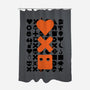LD And Robots-None-Polyester-Shower Curtain-DrMonekers