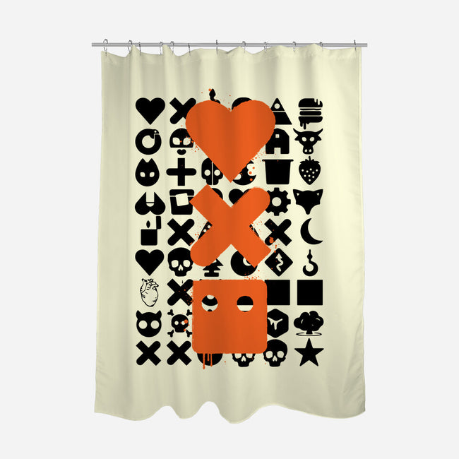 LD And Robots-None-Polyester-Shower Curtain-DrMonekers