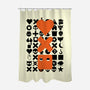 LD And Robots-None-Polyester-Shower Curtain-DrMonekers