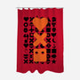 LD And Robots-None-Polyester-Shower Curtain-DrMonekers