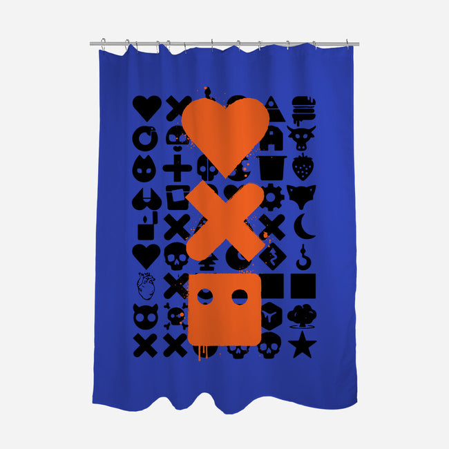 LD And Robots-None-Polyester-Shower Curtain-DrMonekers