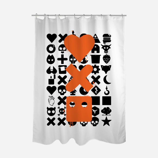 LD And Robots-None-Polyester-Shower Curtain-DrMonekers