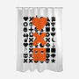LD And Robots-None-Polyester-Shower Curtain-DrMonekers