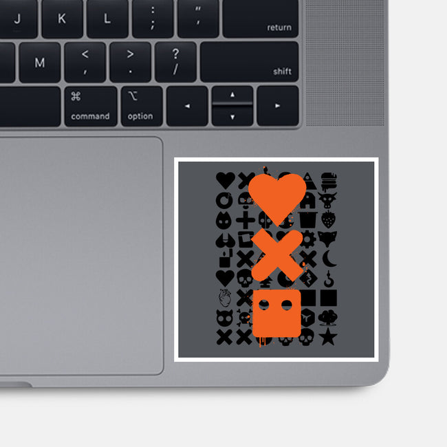 LD And Robots-None-Glossy-Sticker-DrMonekers