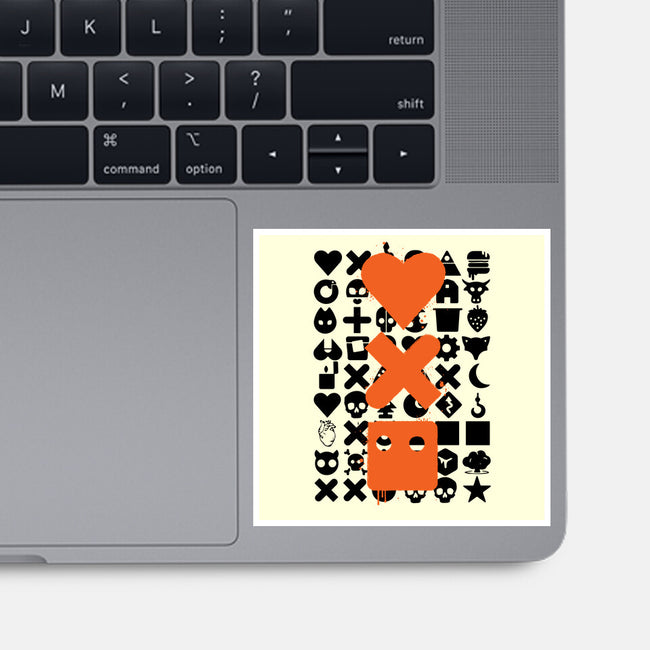 LD And Robots-None-Glossy-Sticker-DrMonekers