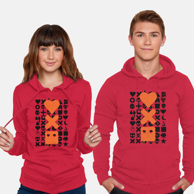 LD And Robots-Unisex-Pullover-Sweatshirt-DrMonekers