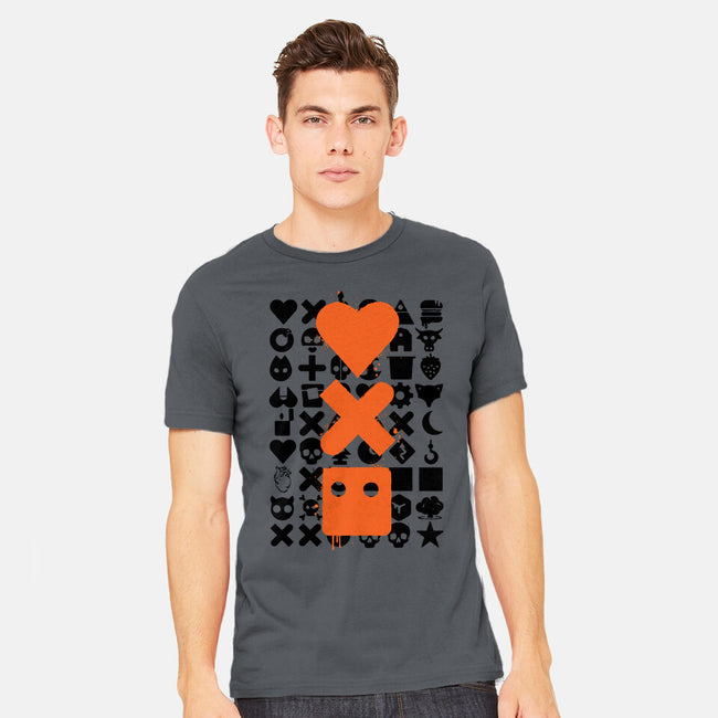 LD And Robots-Mens-Heavyweight-Tee-DrMonekers