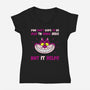 You Don’t Have To Be Mad-Womens-V-Neck-Tee-drbutler