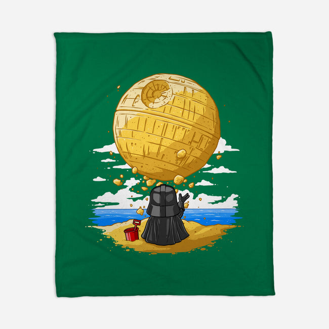 Darkside Sandcastles-None-Fleece-Blanket-drbutler