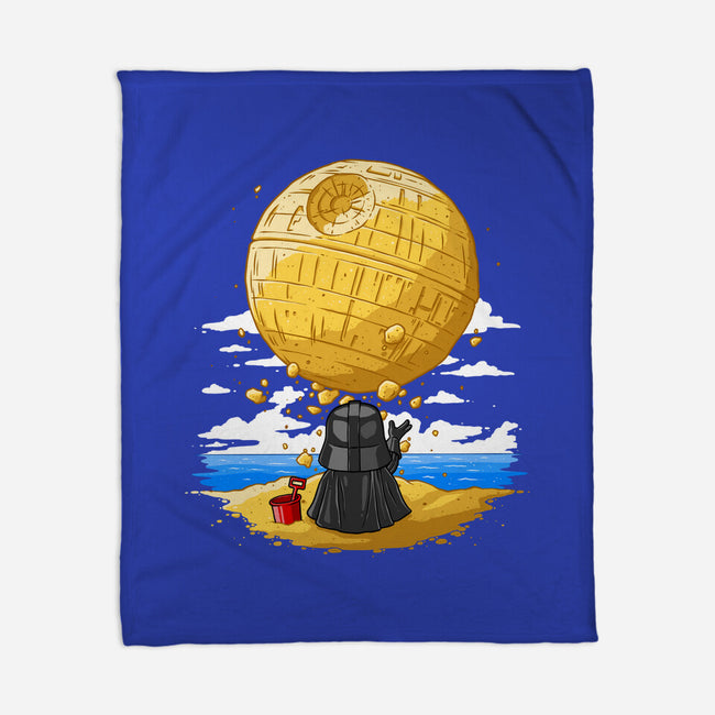 Darkside Sandcastles-None-Fleece-Blanket-drbutler