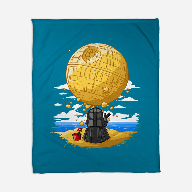 Darkside Sandcastles-None-Fleece-Blanket-drbutler