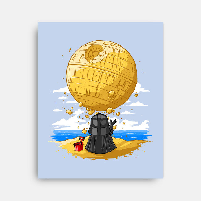Darkside Sandcastles-None-Stretched-Canvas-drbutler