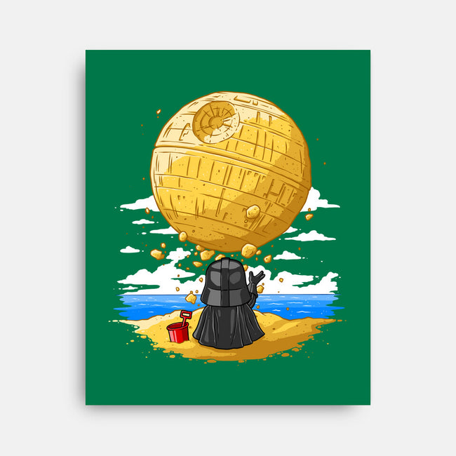 Darkside Sandcastles-None-Stretched-Canvas-drbutler