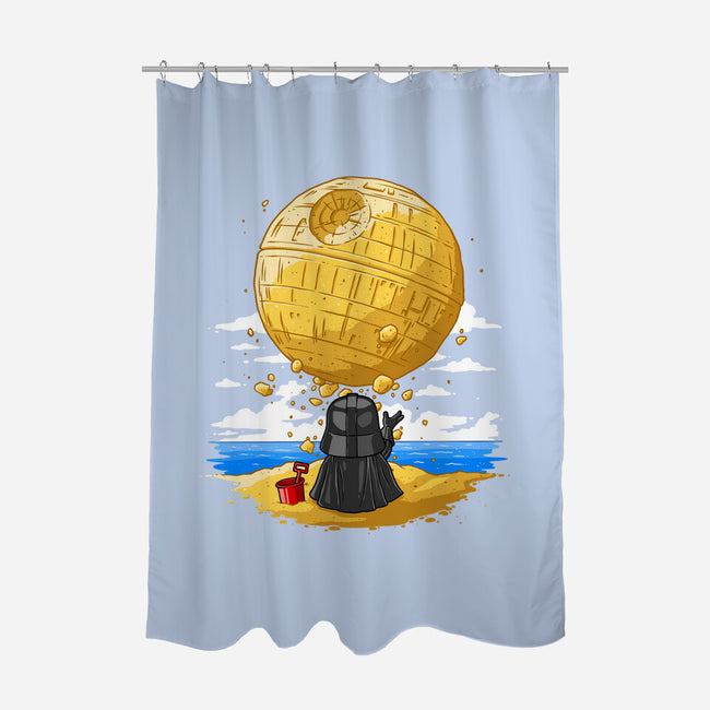 Darkside Sandcastles-None-Polyester-Shower Curtain-drbutler
