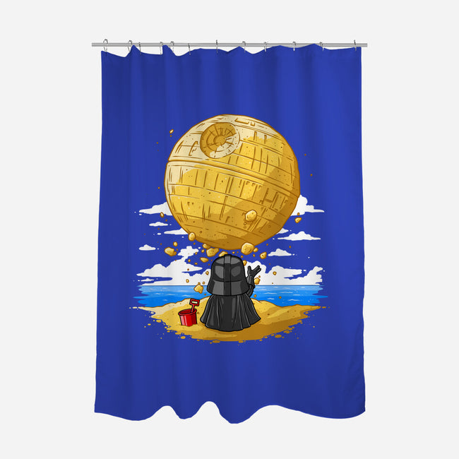 Darkside Sandcastles-None-Polyester-Shower Curtain-drbutler