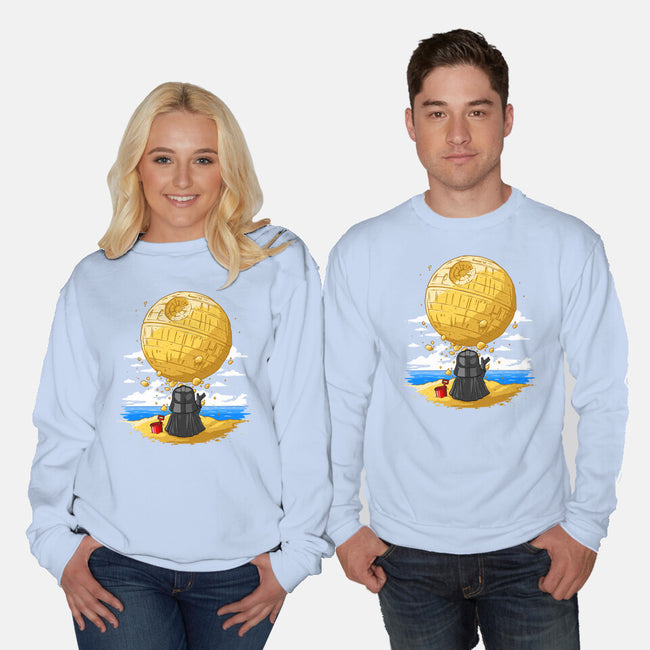 Darkside Sandcastles-Unisex-Crew Neck-Sweatshirt-drbutler