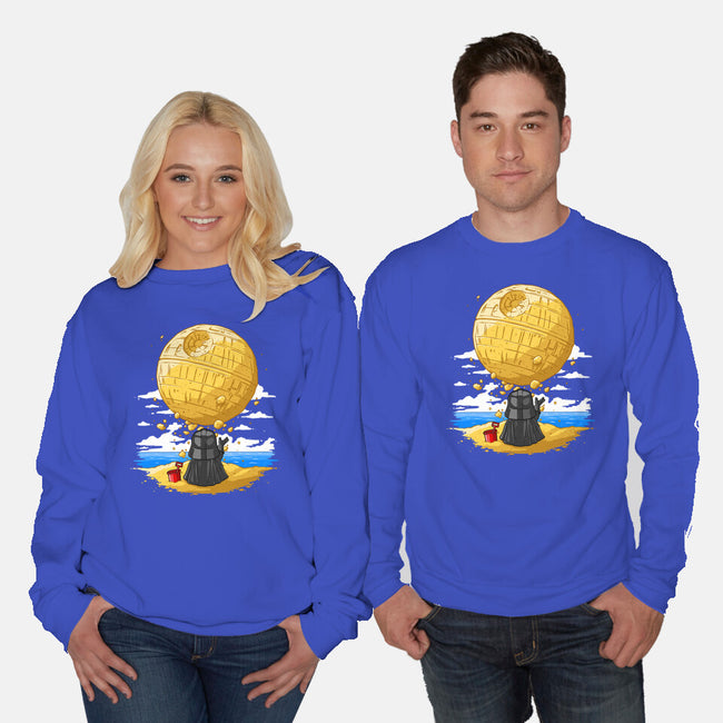 Darkside Sandcastles-Unisex-Crew Neck-Sweatshirt-drbutler