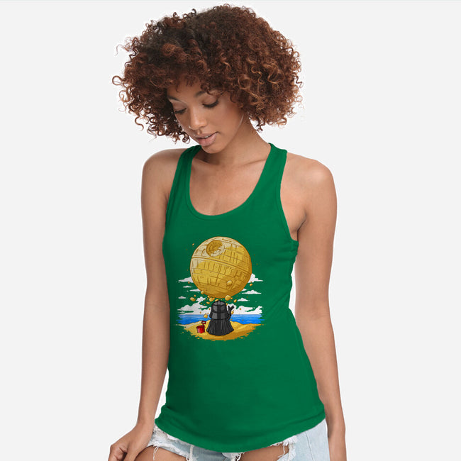 Darkside Sandcastles-Womens-Racerback-Tank-drbutler