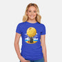 Darkside Sandcastles-Womens-Fitted-Tee-drbutler