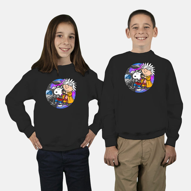 The Great Beagle Wave-Youth-Crew Neck-Sweatshirt-drbutler