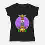 Team Bowser-Womens-V-Neck-Tee-drbutler