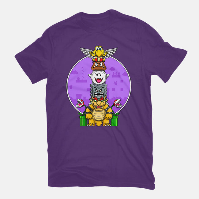 Team Bowser-Mens-Basic-Tee-drbutler