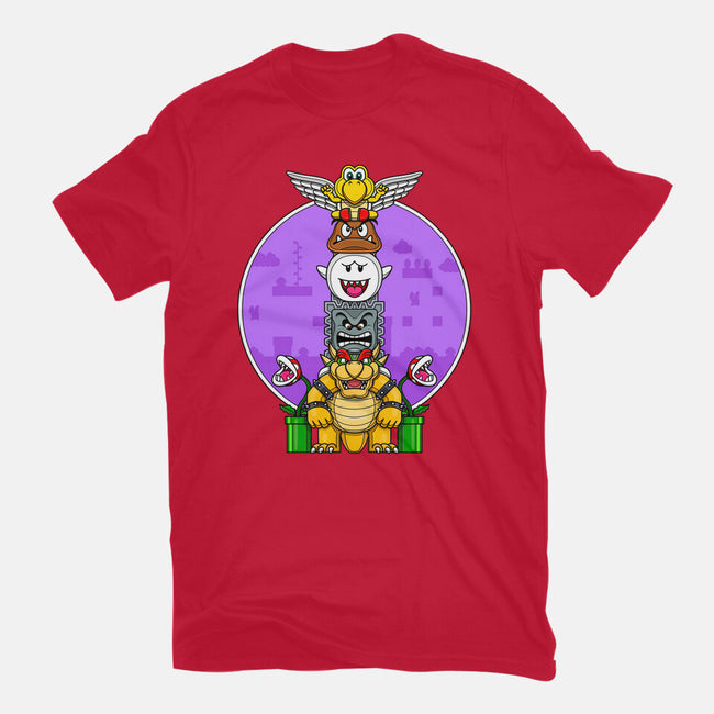 Team Bowser-Mens-Basic-Tee-drbutler