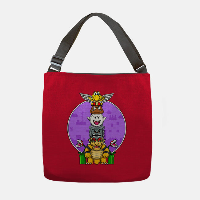 Team Bowser-None-Adjustable Tote-Bag-drbutler